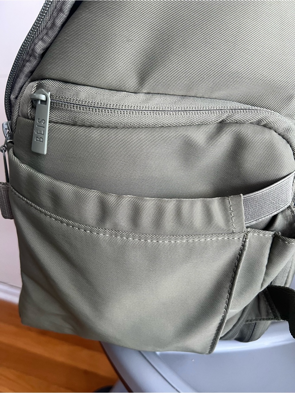 Beis Ultimate Diaper Backpack in Olive - Picture 5 of 16